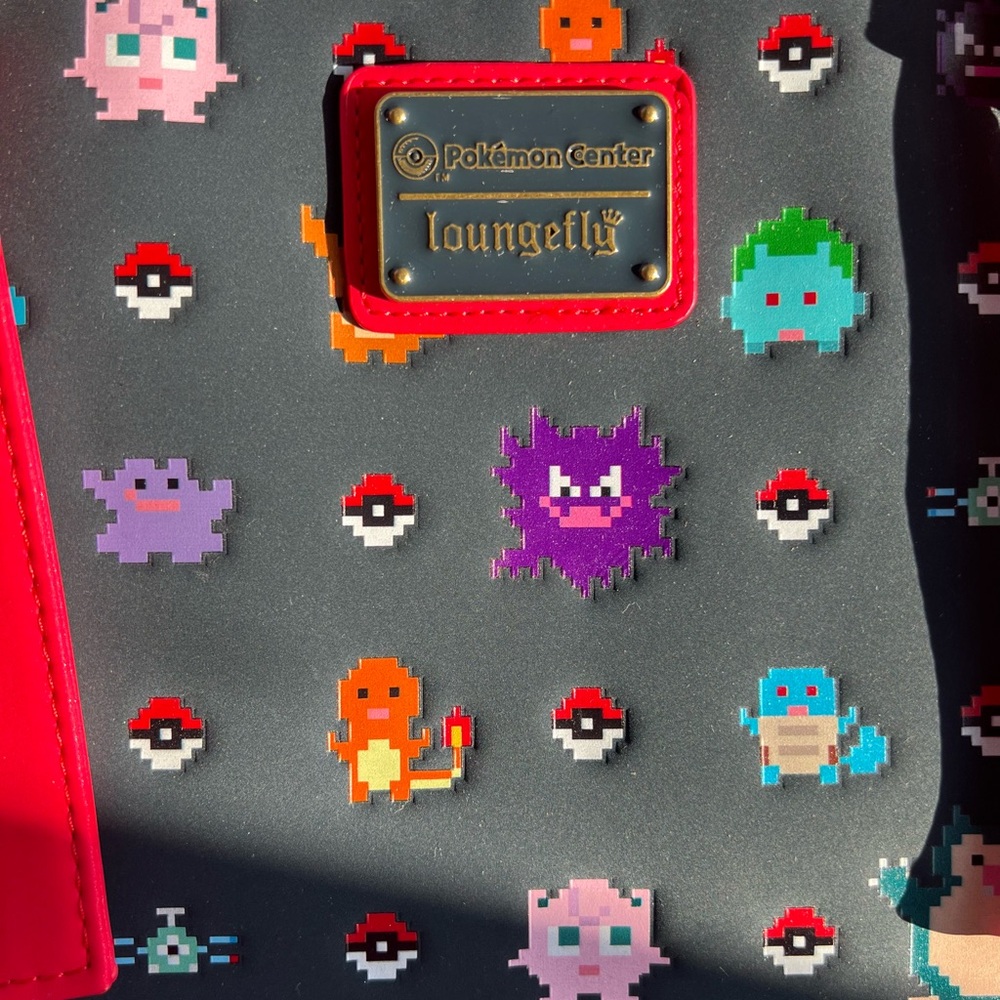 Loungefly x Pokemon Pixelated Art Tote Bag - Picture 4 of 6